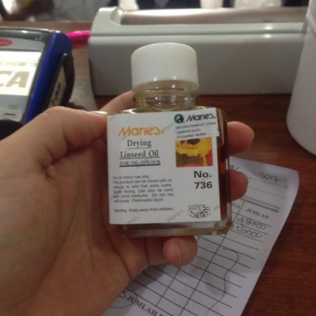 

Linseed oil maries 100 ml kemasan baru