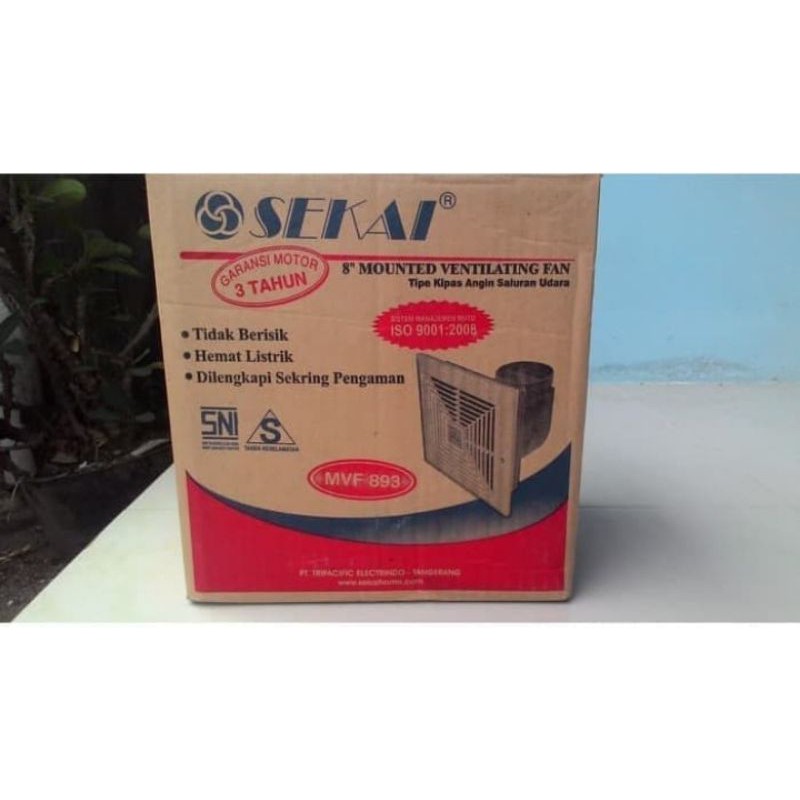 Exhaust fan 8 inch Sekai MVF-893