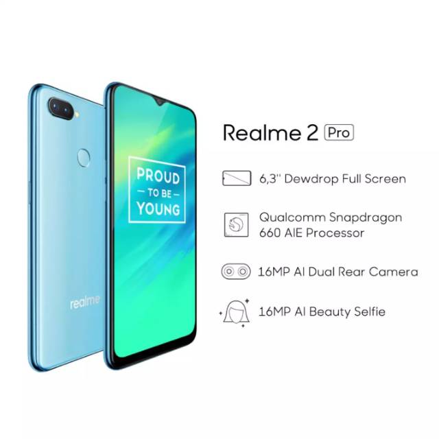 oppo realme 2 pro biru