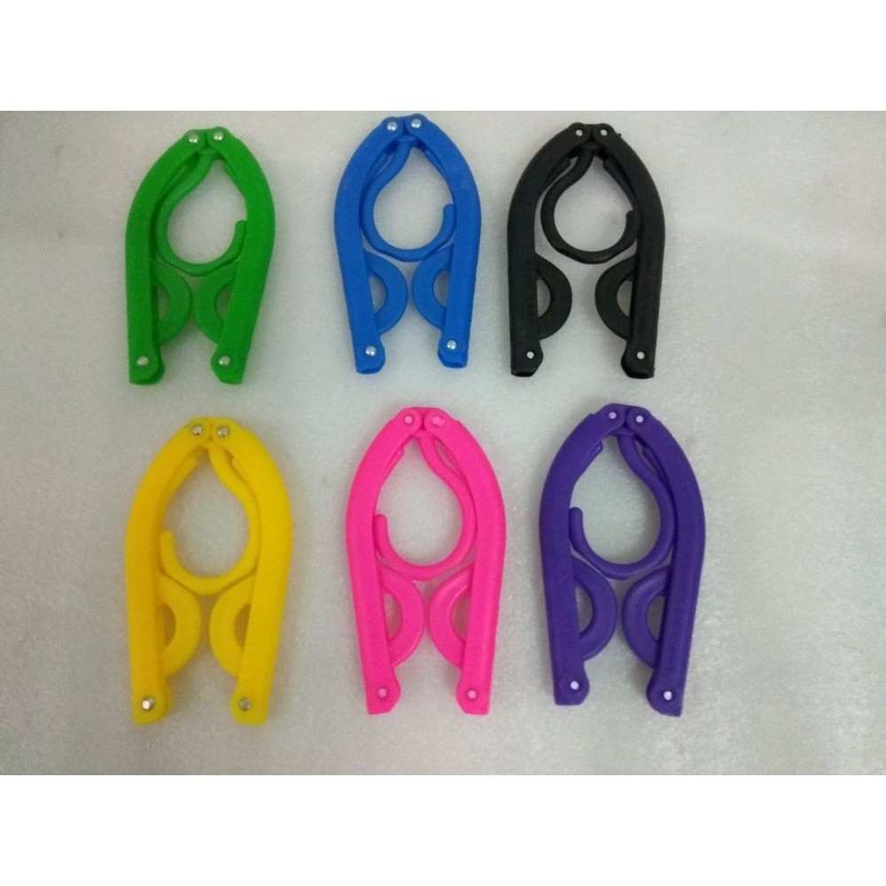 [26 GRAM] Gantungan Hanger Jemuran Baju Lipat Portable Travel