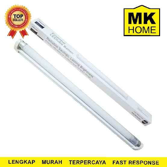 TL LED 16W 16 WATT PHILIPS SET LAMPU SARANG BN010 ECOFIT - Putih