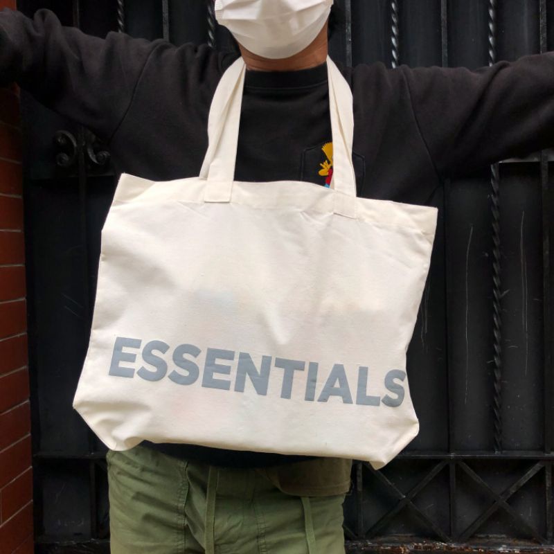 TOTEBAG Essentials CASUAL Tote Bag Aesthetic Kekinian Tote bag Landscape Muat Laptop