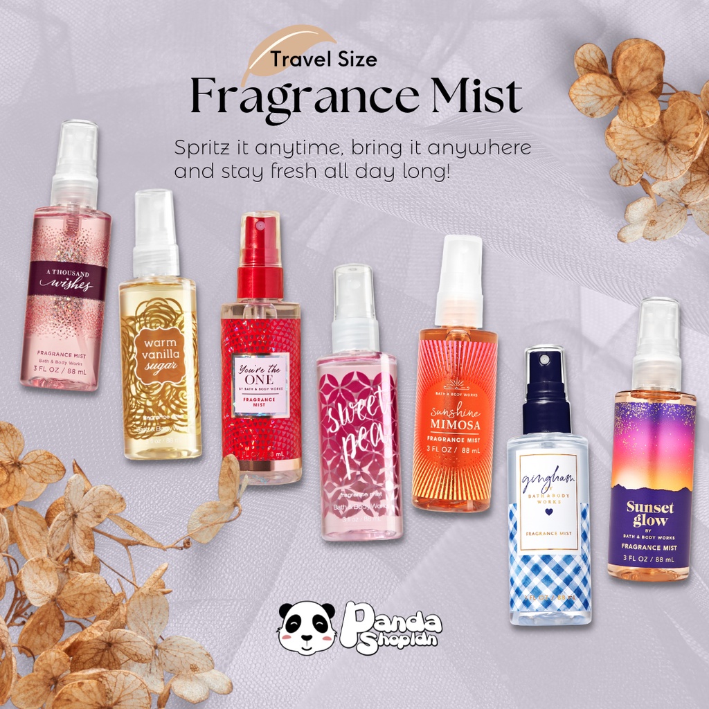 BBW Fragrance Mist Travel Size