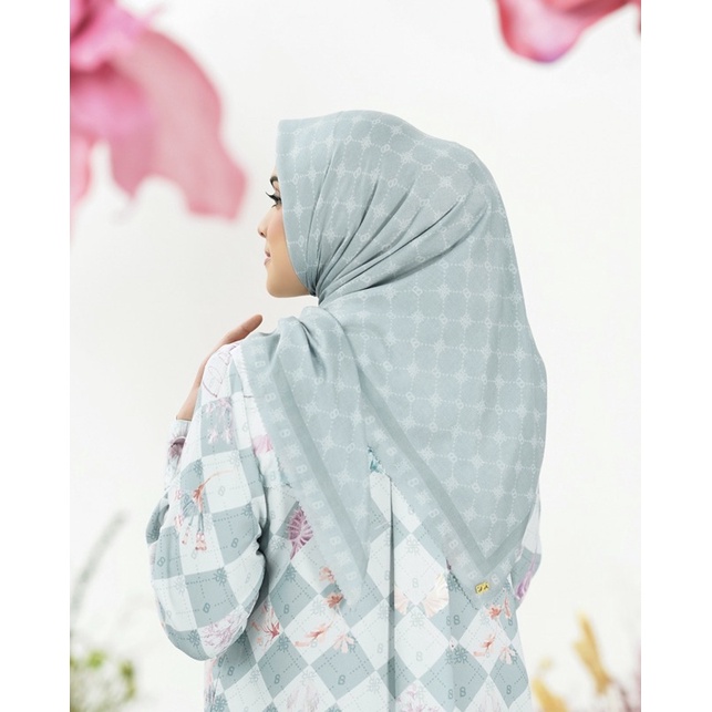 Buttonscarves X Ria Miranda Xanadu Monogram Ice