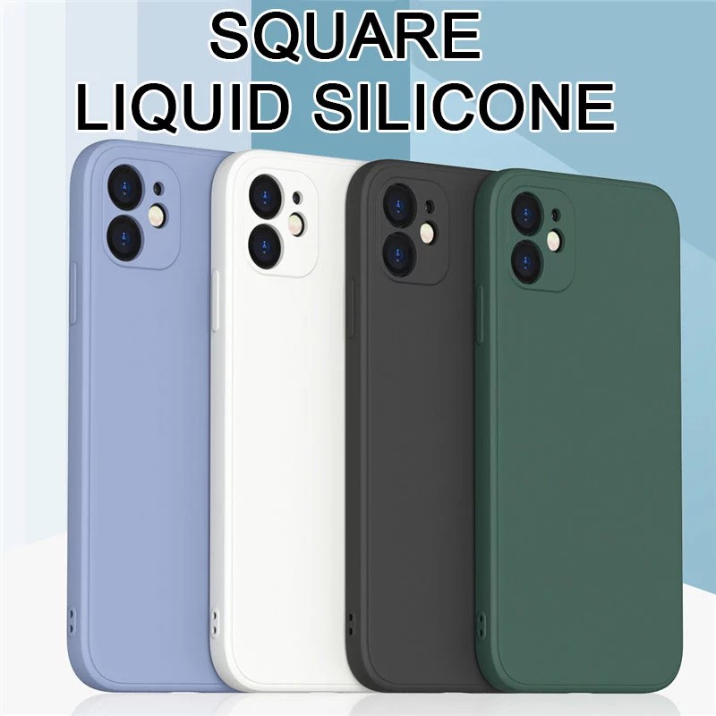 Soft Case Silikon Warna Permen Untuk iPhone Xs Max X XR 8 7 6 6S Plus SE 2022 2020 5G 4G