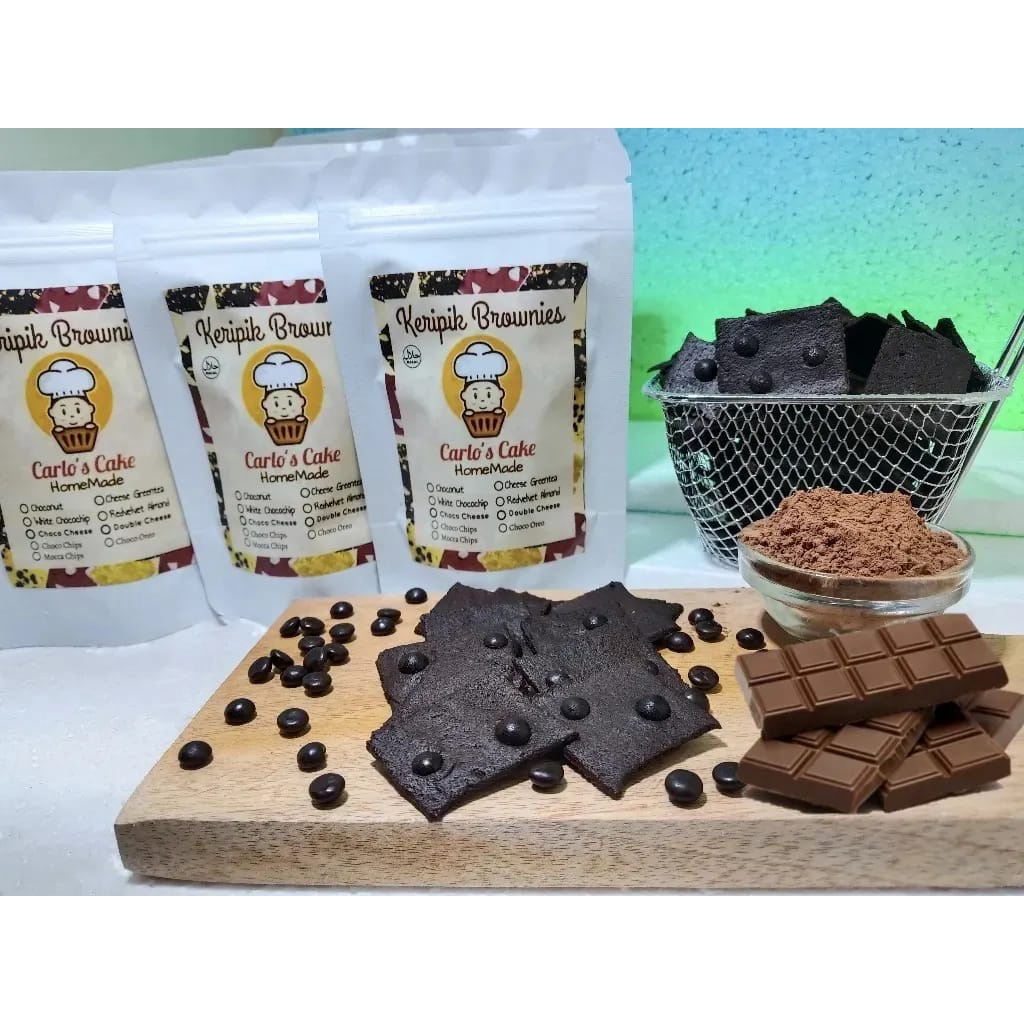 

CSC001 - BROWNIES CHIPS | KERIPIK BROWNIES | Choco Chips |CEMILAN RINGAN