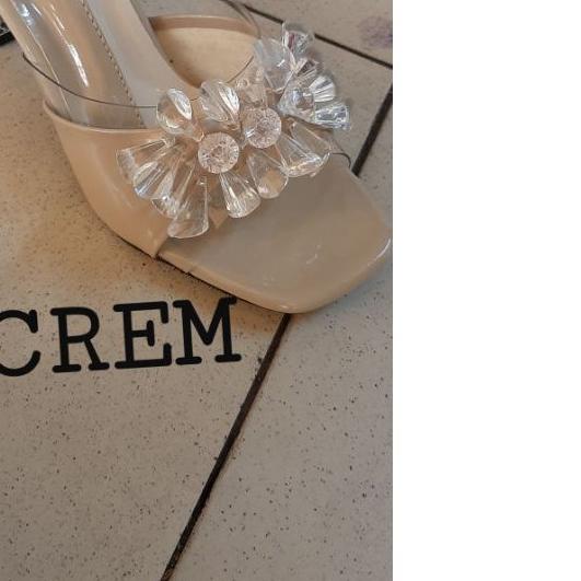 ☺ sandal heels wanita payet cantik 7cm an903 ☑