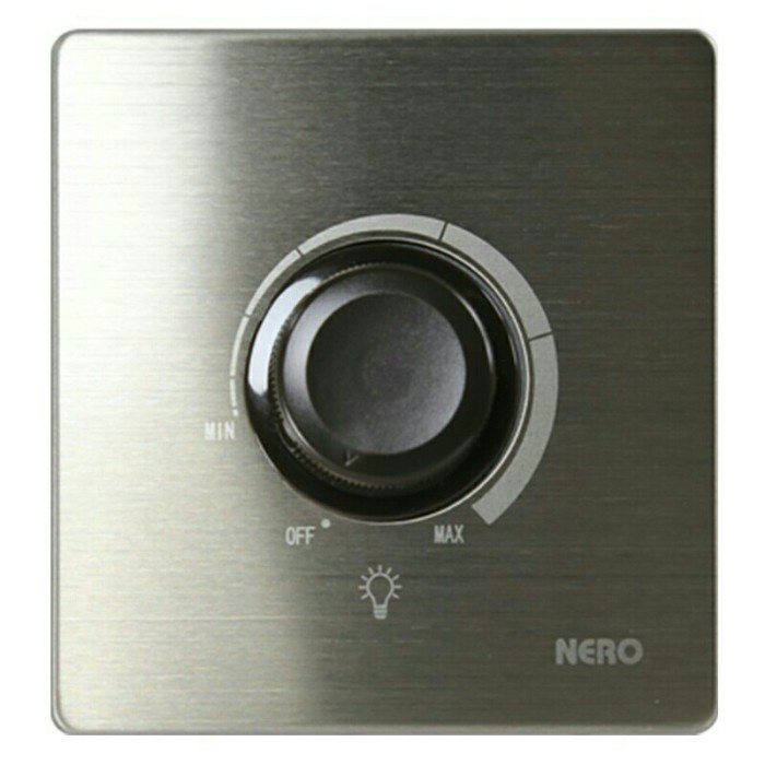 Nero Saklar Dimmer V8 Stainless V8L63