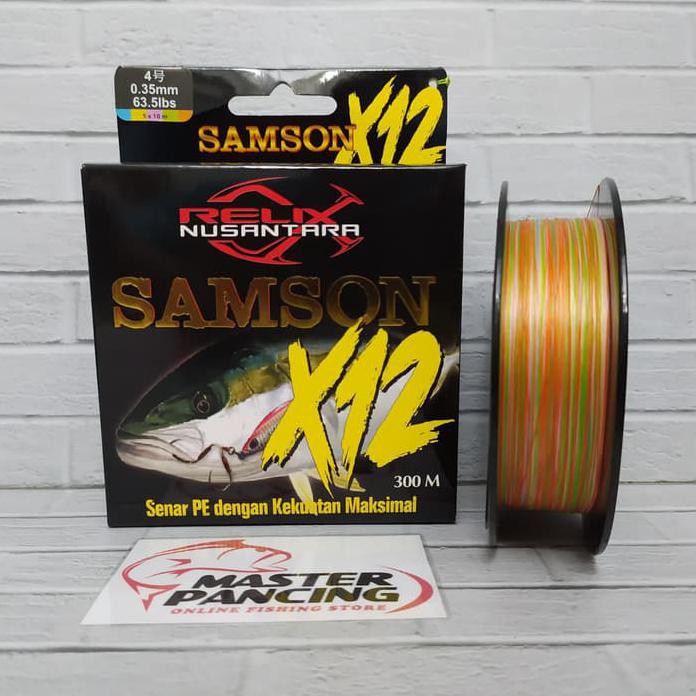 SENAR PE RELIX NUSANTARA SAMSON X12 - PE 4 - 300M