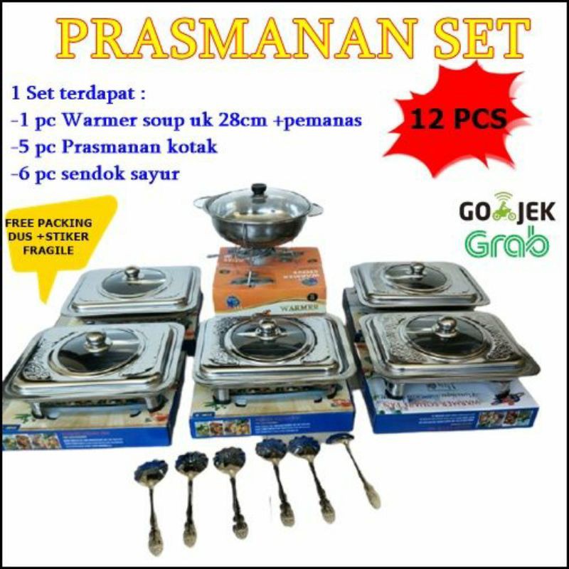Prasmanan Set GSF Kombinasi 555 Stainless Steel