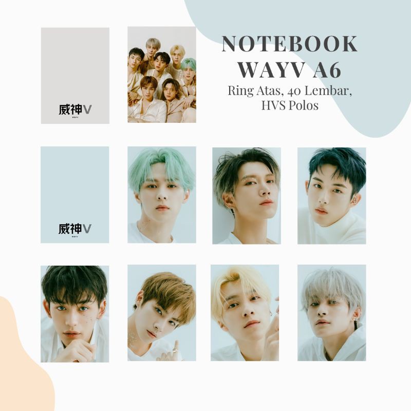 

[READY STOCK] NOTEBOOK WAYV NCT A6 NOTES BUKU TULIS