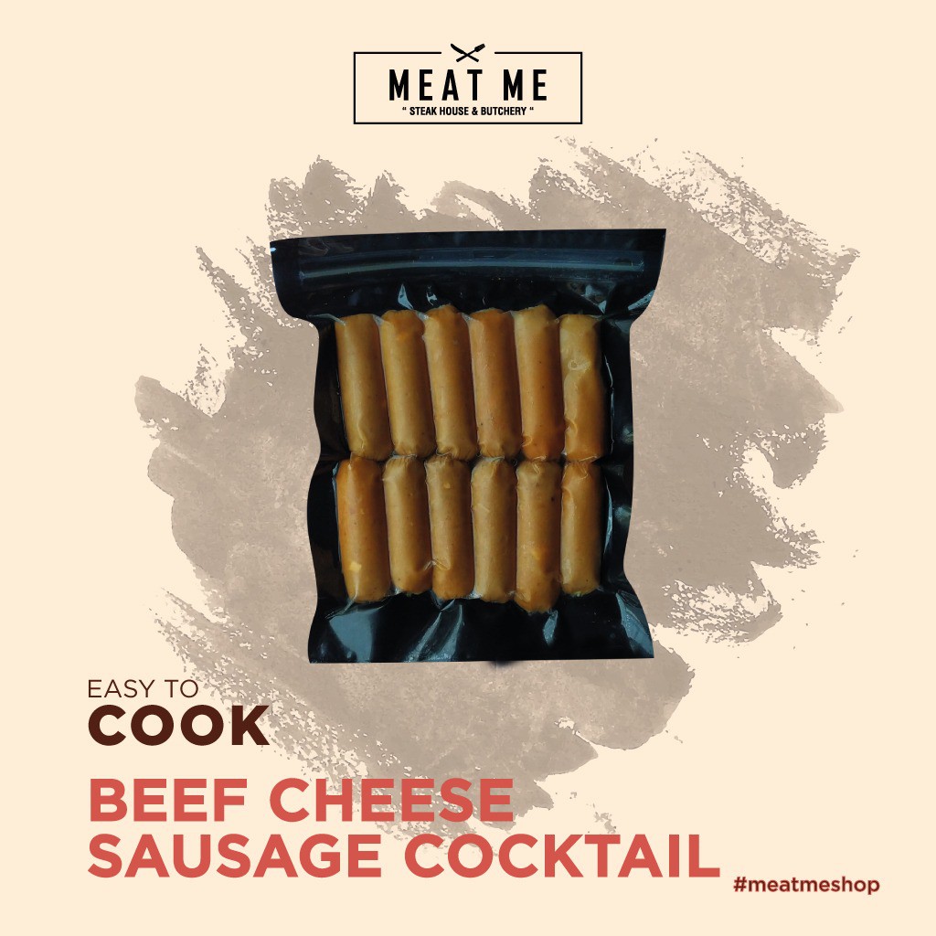 

MEAT ME Frozen Food - Beef Cheese Cocktail Sausage | SOSIS
