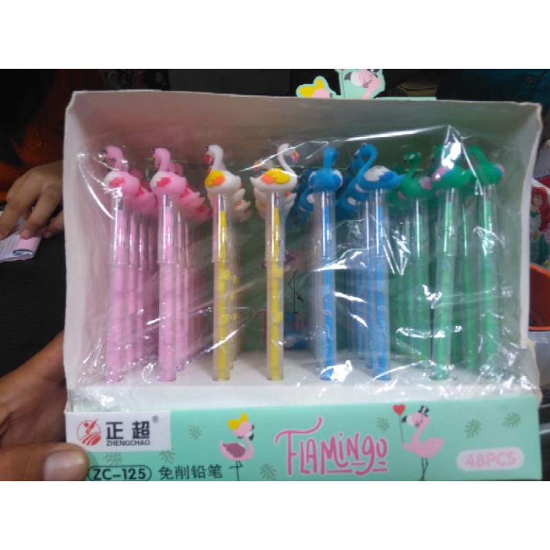 

pulpen karakter FLAMINGO (isi 4 lusin )
