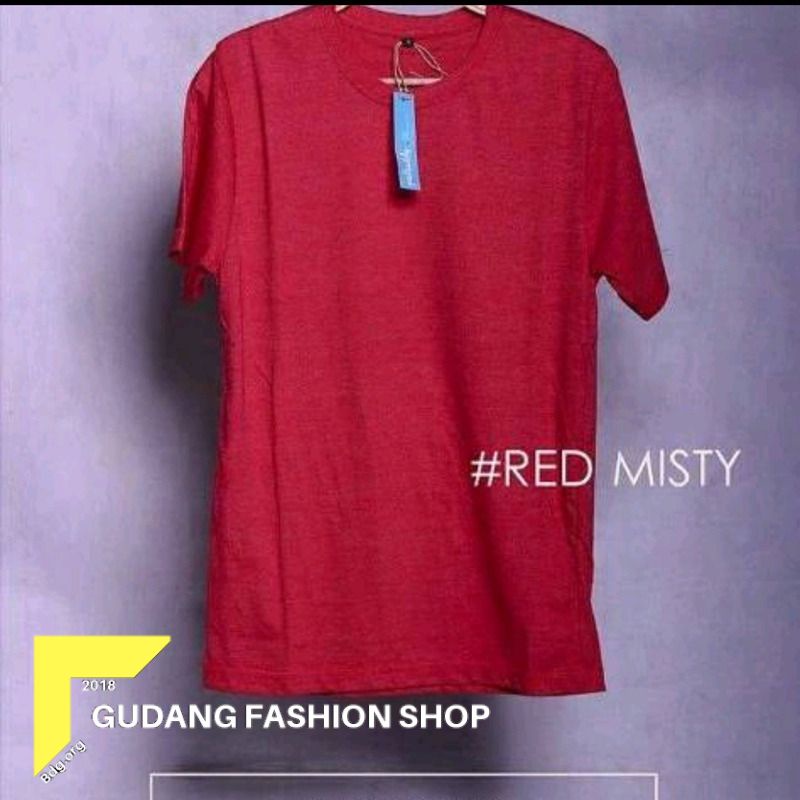 GUDANG FASHION SHOP Kaos Polos Cotton Combed 30's