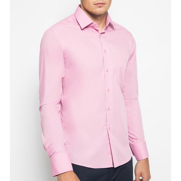 Kemeja ALISAN Polos Lengan Panjang Regular Fit ( PINK , LILAC , FANTA 1 , MAGENTA )