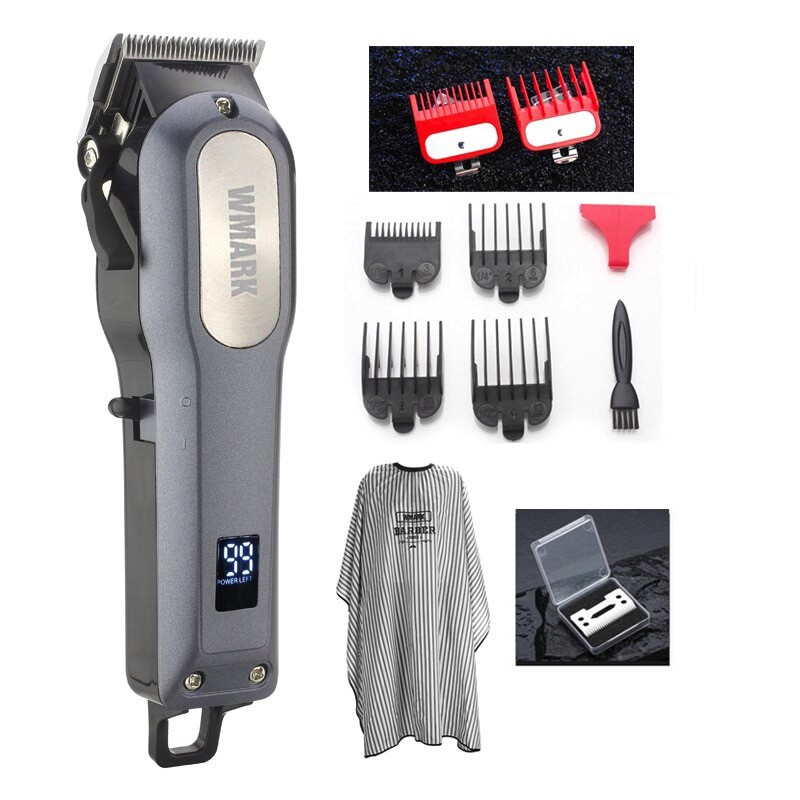 WMARK NG-101 - PREMIUM Professional LCD Display Electric Hair Clipper - Alat Cukur Profesional