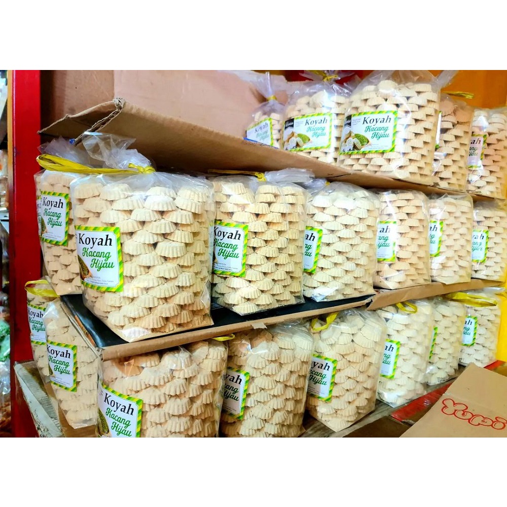 Koya Kacang Hijau Kemasan 1KG By Larissa/SnackOri/SnackKiloan/SnackGrosir/KueKiloan/KueHariRaya/KueI