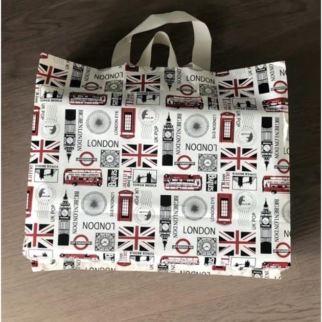 

Tas Plastik London Fashion Kresek Tenteng Kado Goodie Bag - Paperbag