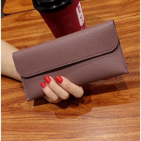 SHABRINA_FASHION Dompet Wanita Panjang Modern Compact Women Wallet (COD)