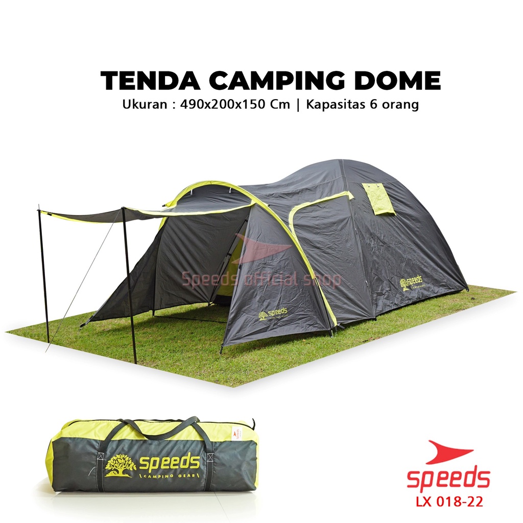 Jual Speeds Tenda Camping 6 Orang Tenda Kamping Tent Tenda Gunung 2 Layer 018 22 Shopee Indonesia 5220