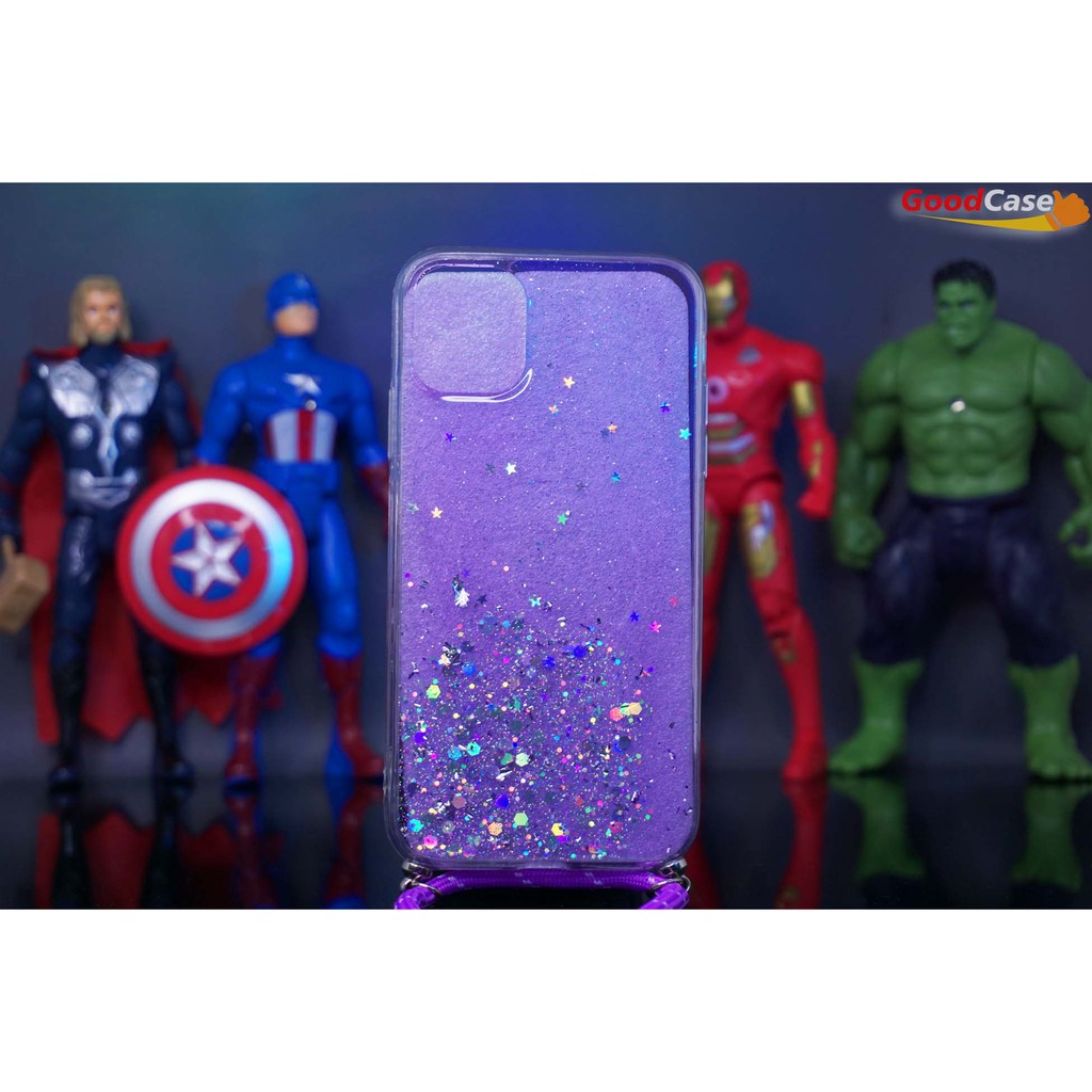 GoodCase - Case Xiaomi Redmi 9 | 9A/ 9i | 9C/ Poco C3 Clear Glitter Plus Tali