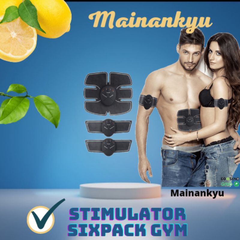 (MAINANKYU) training fitness gear abs stimulator gym muscle exercise penghancur lemak