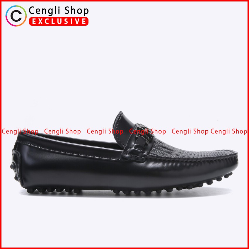 SEPATU LOAFER EVERBEST PRIA ORIGINAL PANSUS KULIT BRANDED HITAM EM00