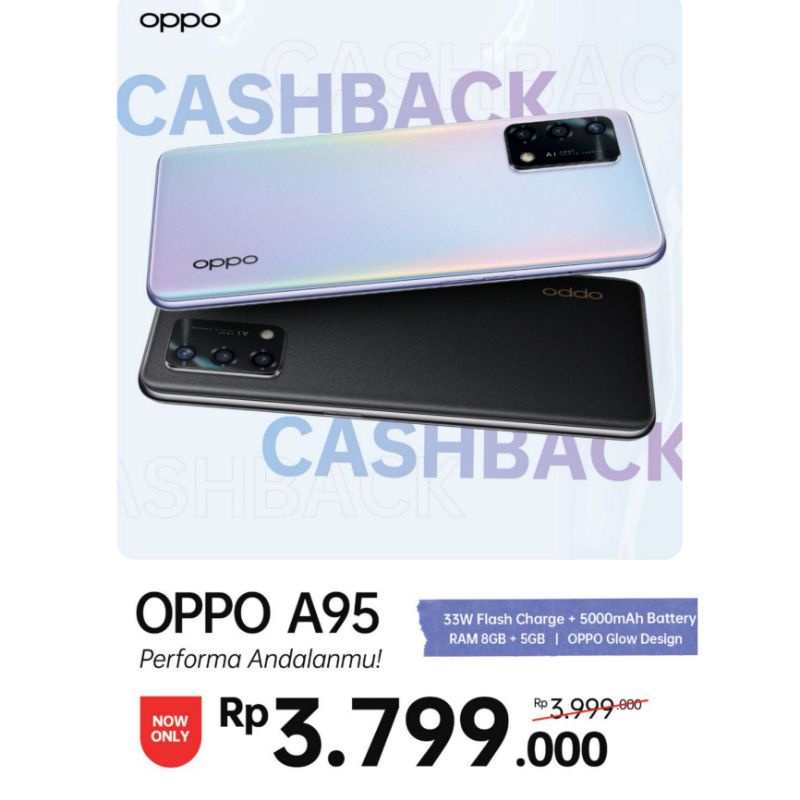 hp oppo A95 garansi resmi oppo