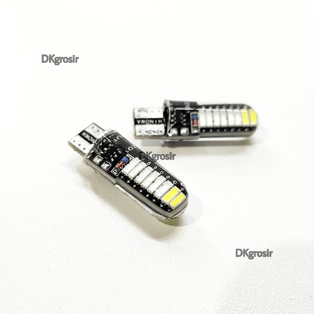 2BUAH Lampu LED T10 Jelly 16 mata RUNNING KEDIP RGB - Senja Sein Sen  Speedo - Running Kedip 5 Warna-1