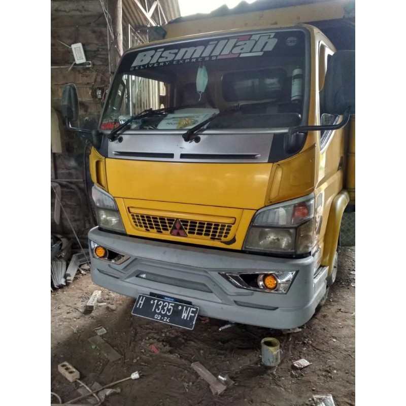 bemper depan truk canter bahan plat tebal 1,2 ml model sigra