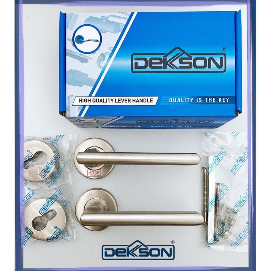 Handel Pintu Kayu Dekson LHTR Dekkson 0039 Leverset Handle Dekkson LHTR 0039 Stainless Steel