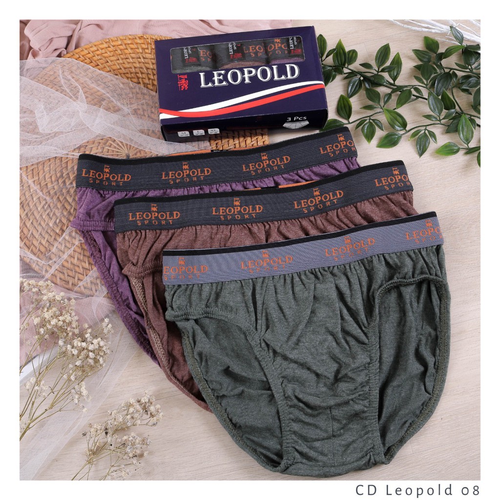 [3 PCS] Celana Dalam Pria LEOPOLD 08 .