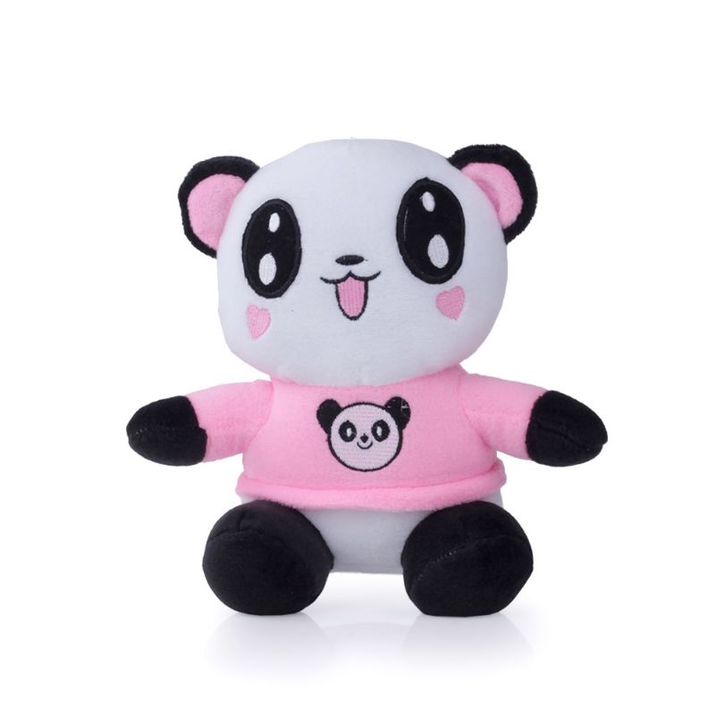 Boneka Panda Pink Berlabel SNI Tinggi 25 cm Bahan Premium | Boneka Cantik Lucu Lembut Ditangan Bahan Velboa Berkualitas