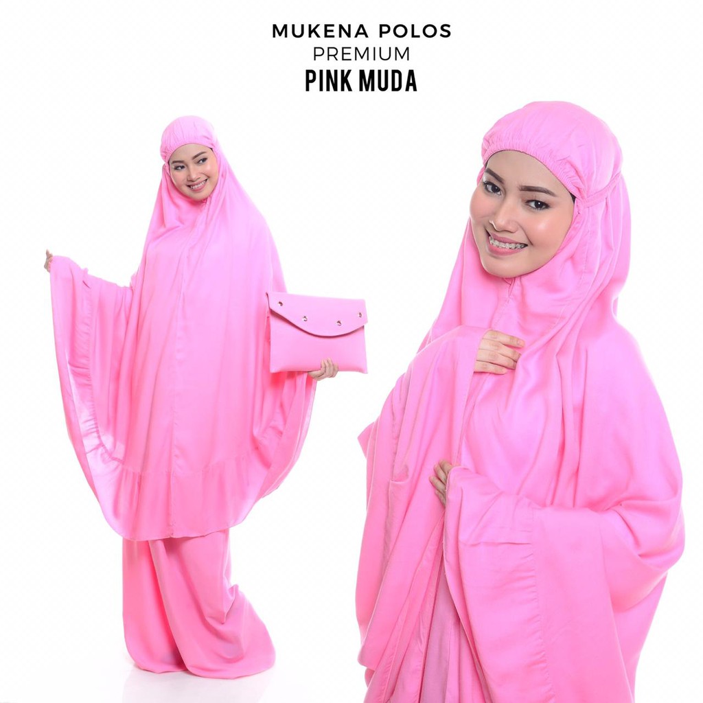 MUKENA BALI TASIK - MUKENA DEWASA POLOS PREMIUM