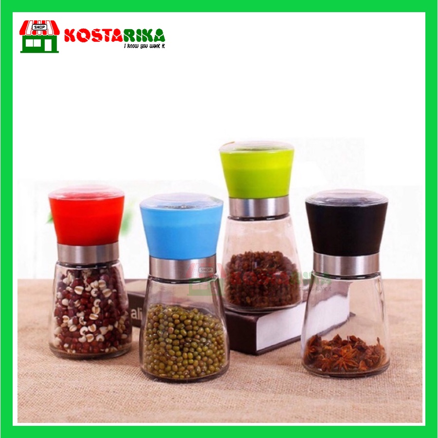 Grinder Lada Merica Atau Manual Glass Pepper Grinder CaTalina