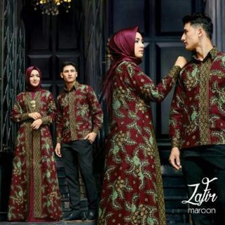 AL CP ZAFIR COUPLE BATIK MODERN SARIMBIT KELUARGA MURAH 