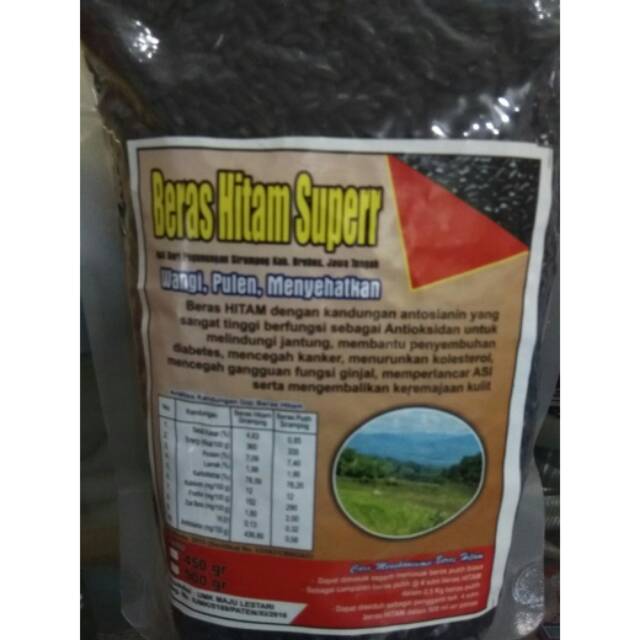 

Beras Hitam Super dr pegunungan sirampog
