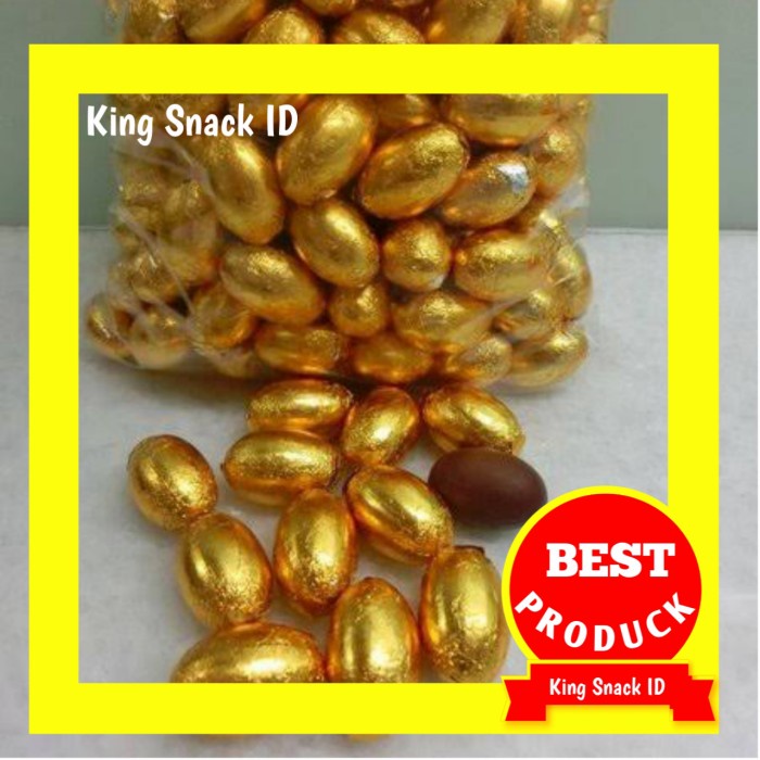 

COKLAT TELOR EMAS / COKELAT TELUR IMPORT KILOAN / COKLAT EMAS TELUR