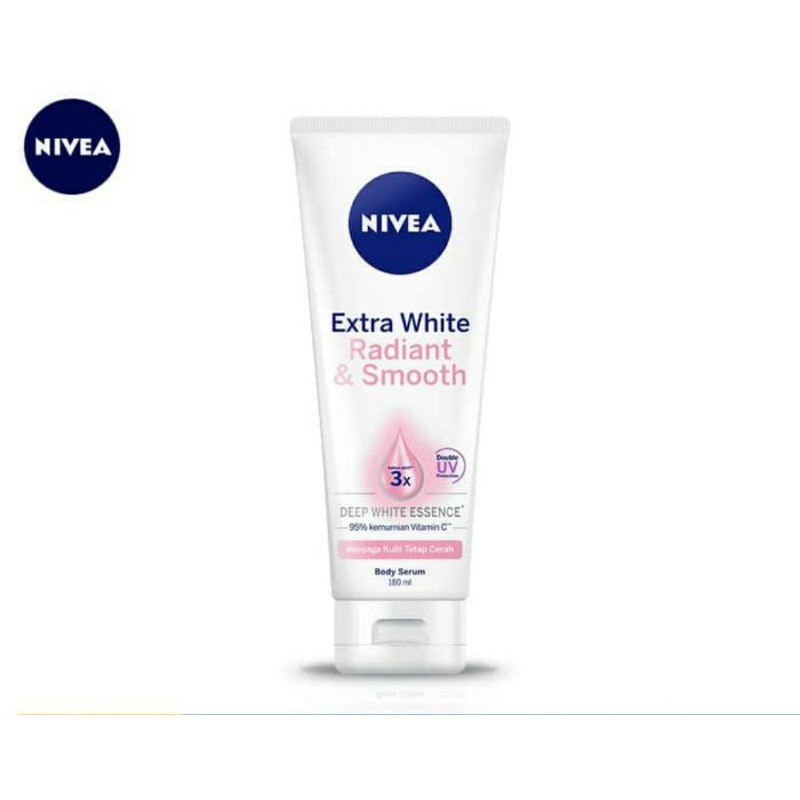 Jual Nivea Extra White Radiant And Smooth Body Serum 180ml Shopee Indonesia