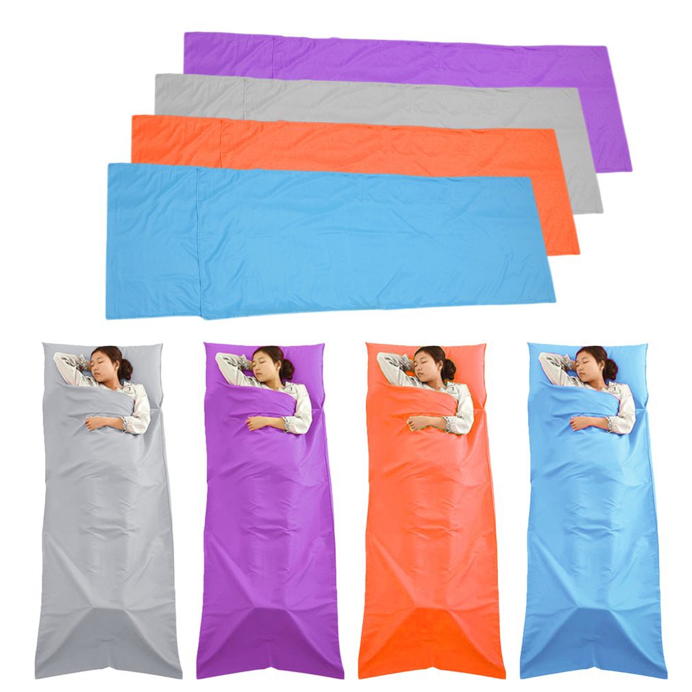 Bayar Di Tempatsleeping Bag Liner Travel Sleep Sack Sheet Hiking Camping Tent Mat Pad Shopee Indonesia
