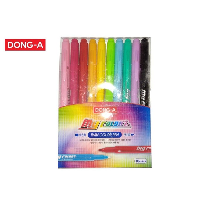 

Dong-A My Color 2 Twin Pen 10C/Set - Korea