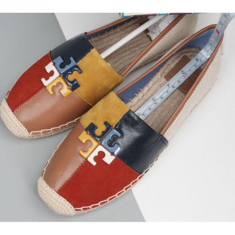 TB Logo Patchwork Colorblock Espadrilles