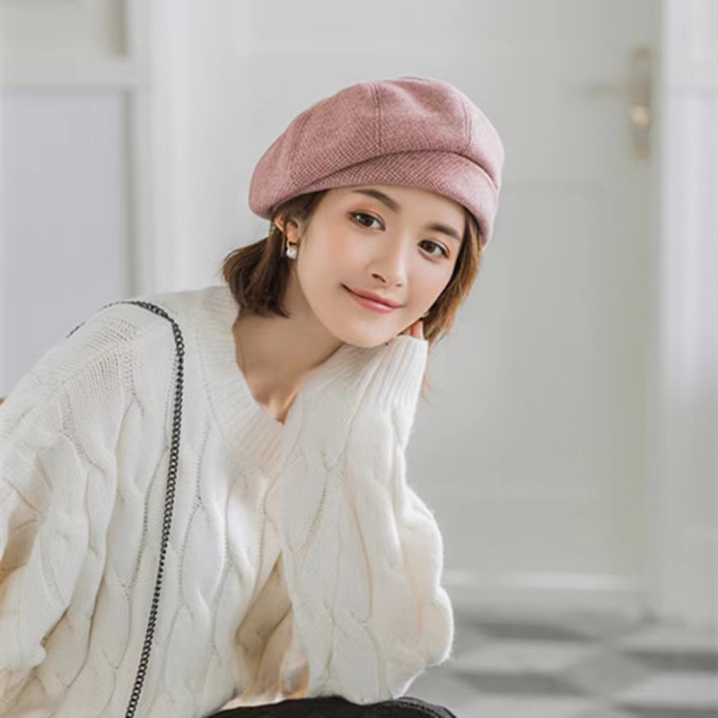 Topi Baret Hat Casual Korea Fashion Wanita Dewasa Newsboy Fashion Import