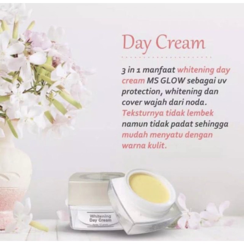 day cream ms glow/cream siang ms glow