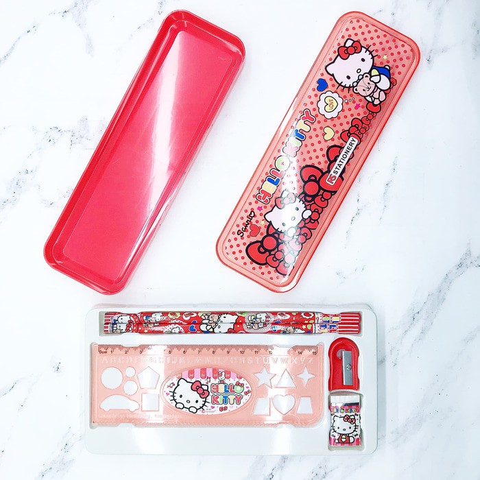 

Tempat pensil hello kitty set alat tulis - mh