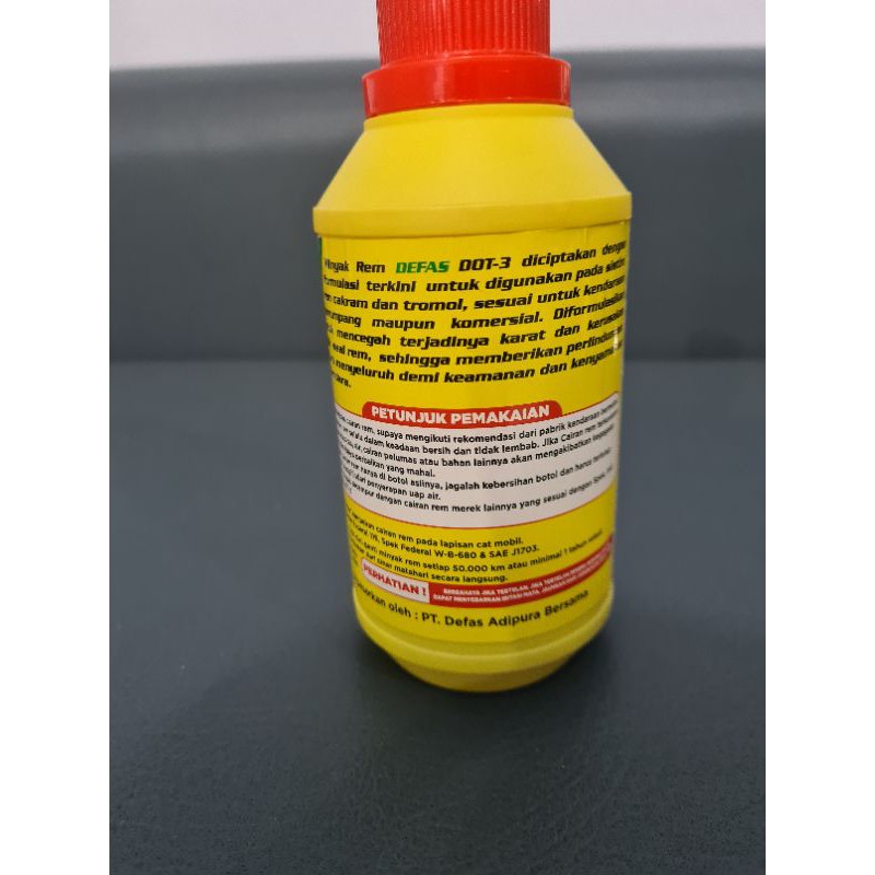 Minyak Rem 300ML FDX Brake Fluid Dot 3 Cakram Tromol Abs Motor Oli Oil