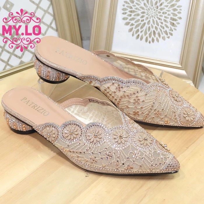 SANDAL PESTA WANITA WEDGES SELOP KEBAYA IMPORT MYLO MS5A66