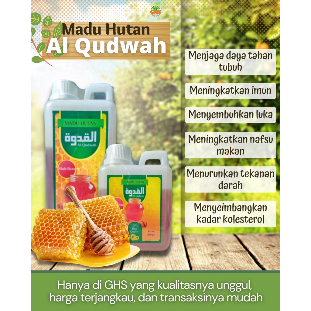 

Madu Al Qudwah 1 KG - Madu Hutan Murni - Madu Hutan Al Qudwah 1 KG