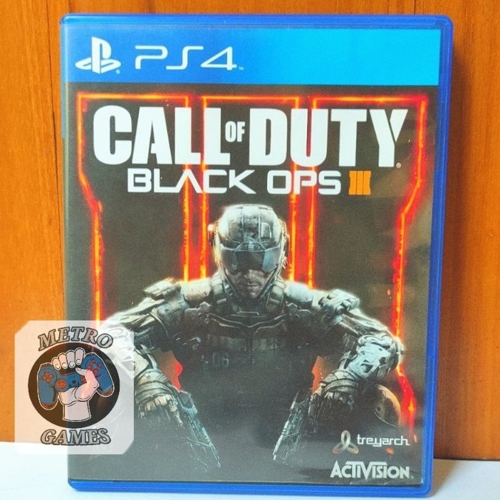 COD Black Ops 3 PS4 Kaset Call of Duty Blackops III Blackops3 PS 4 5 PS5 Playstation CD BD Game modern warfare dutty Region 3 Asia Reg Games Perang tembak ps4 ps5