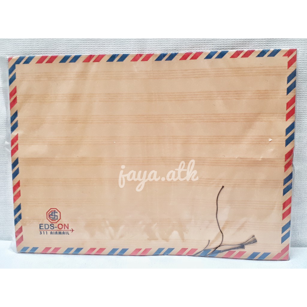 

Amplop Coklat Tali Airmail 311 - Per 10pcs
